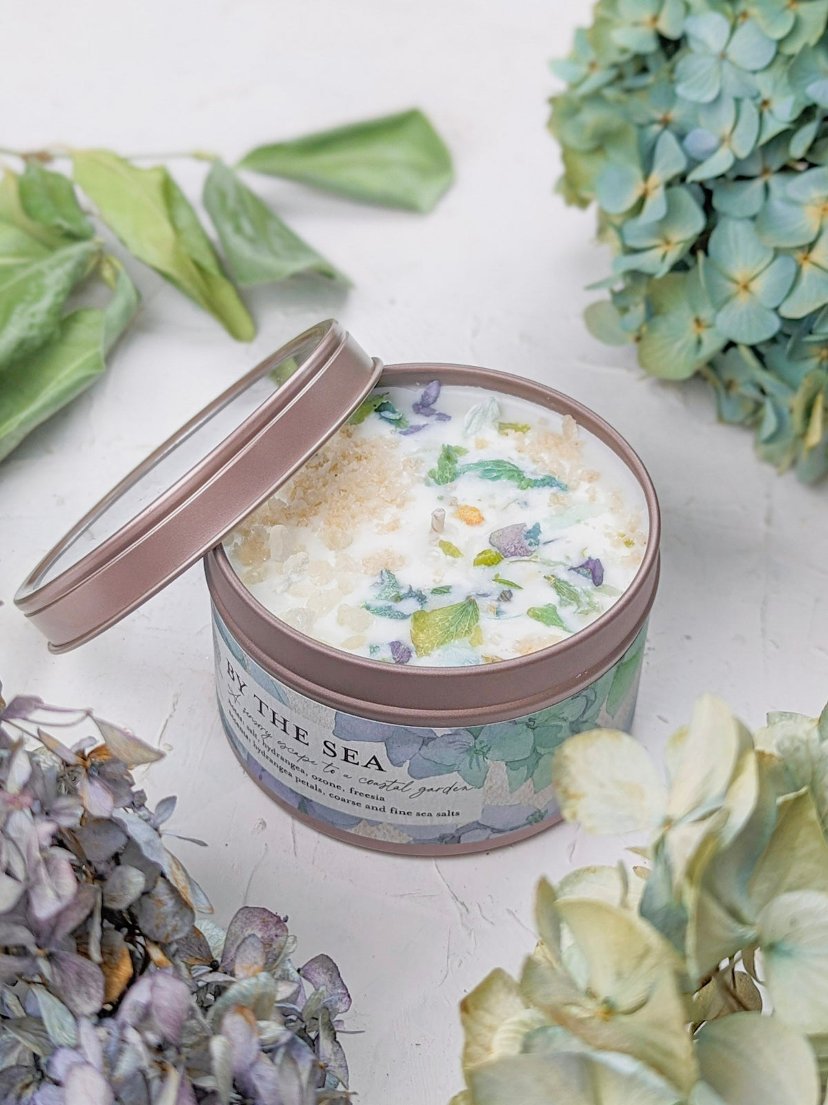 By the Sea Hydrangea & Sea Salt Candle