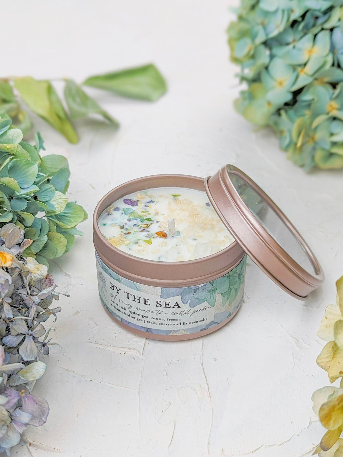 By the Sea Hydrangea & Sea Salt Candle