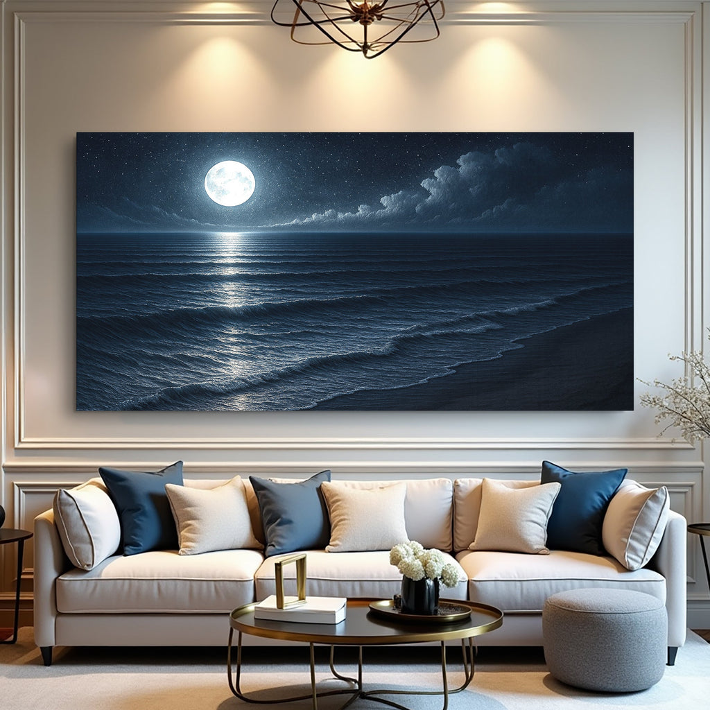 Beach Shoreline Coastal Canvas Wall Art