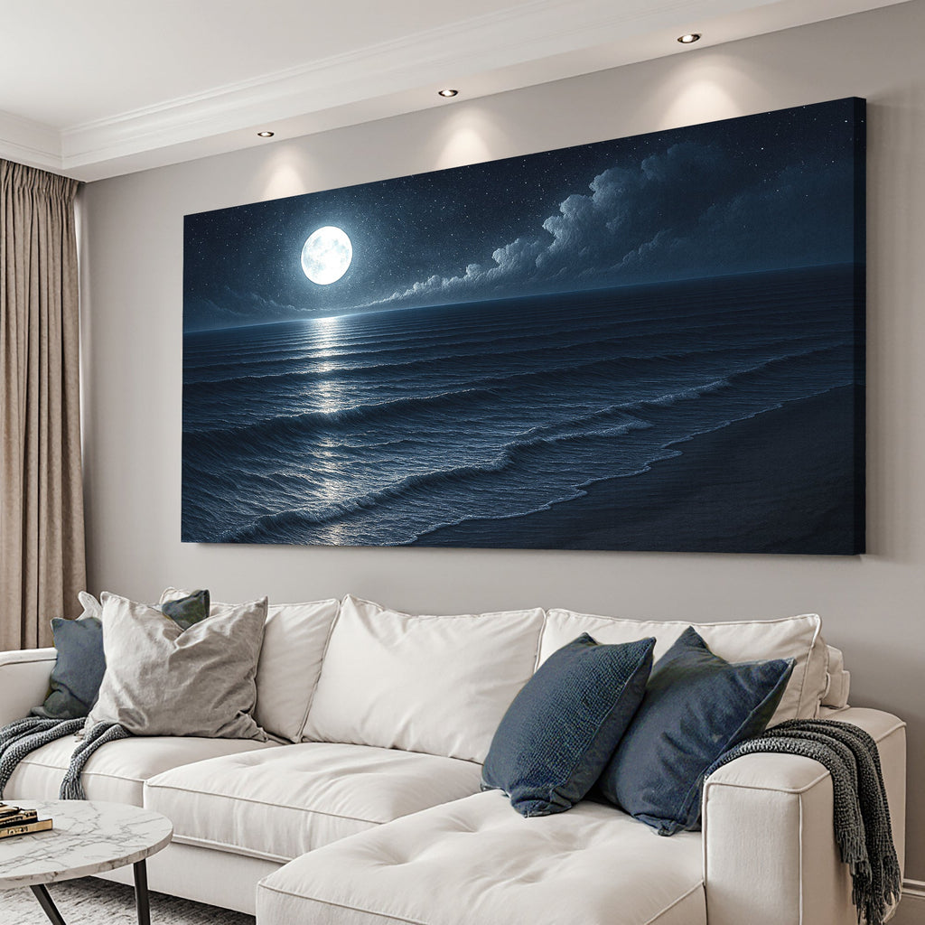 Beach Shoreline Coastal Canvas Wall Art