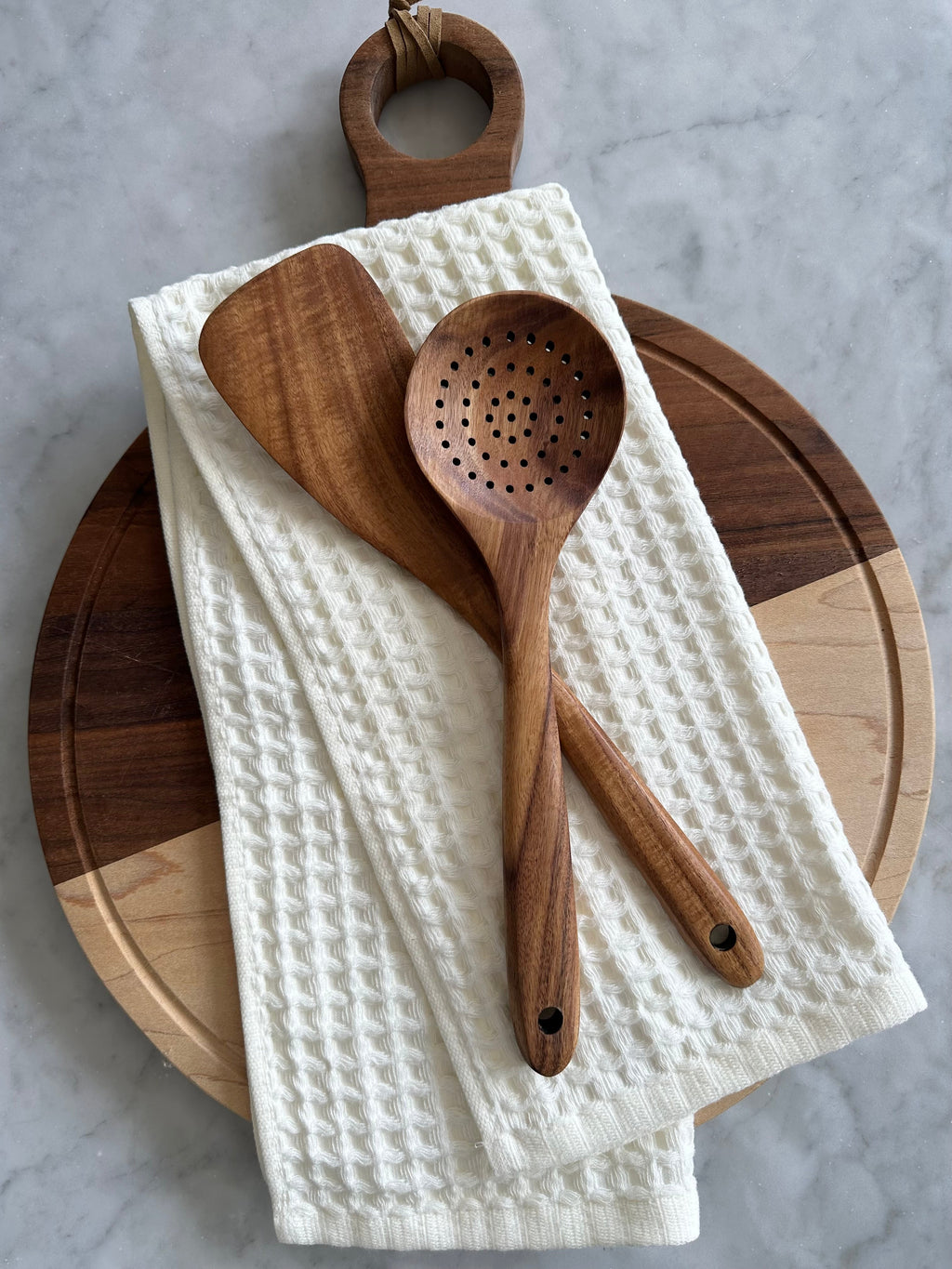 Nosara Teak Kitchen Utensils — Set of 4
