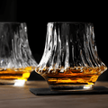 Yama Textured Crystal Whisky Glass Set