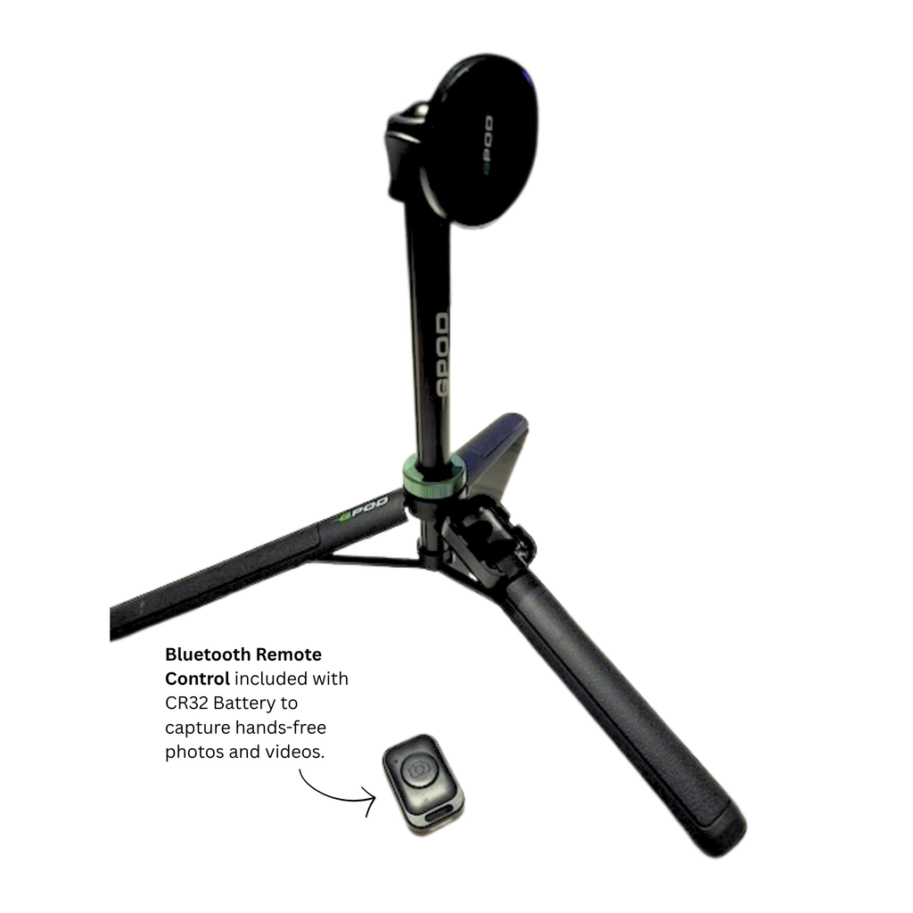 GPOD Travel Magnetic Phone Tripod with Bluetooth Remote