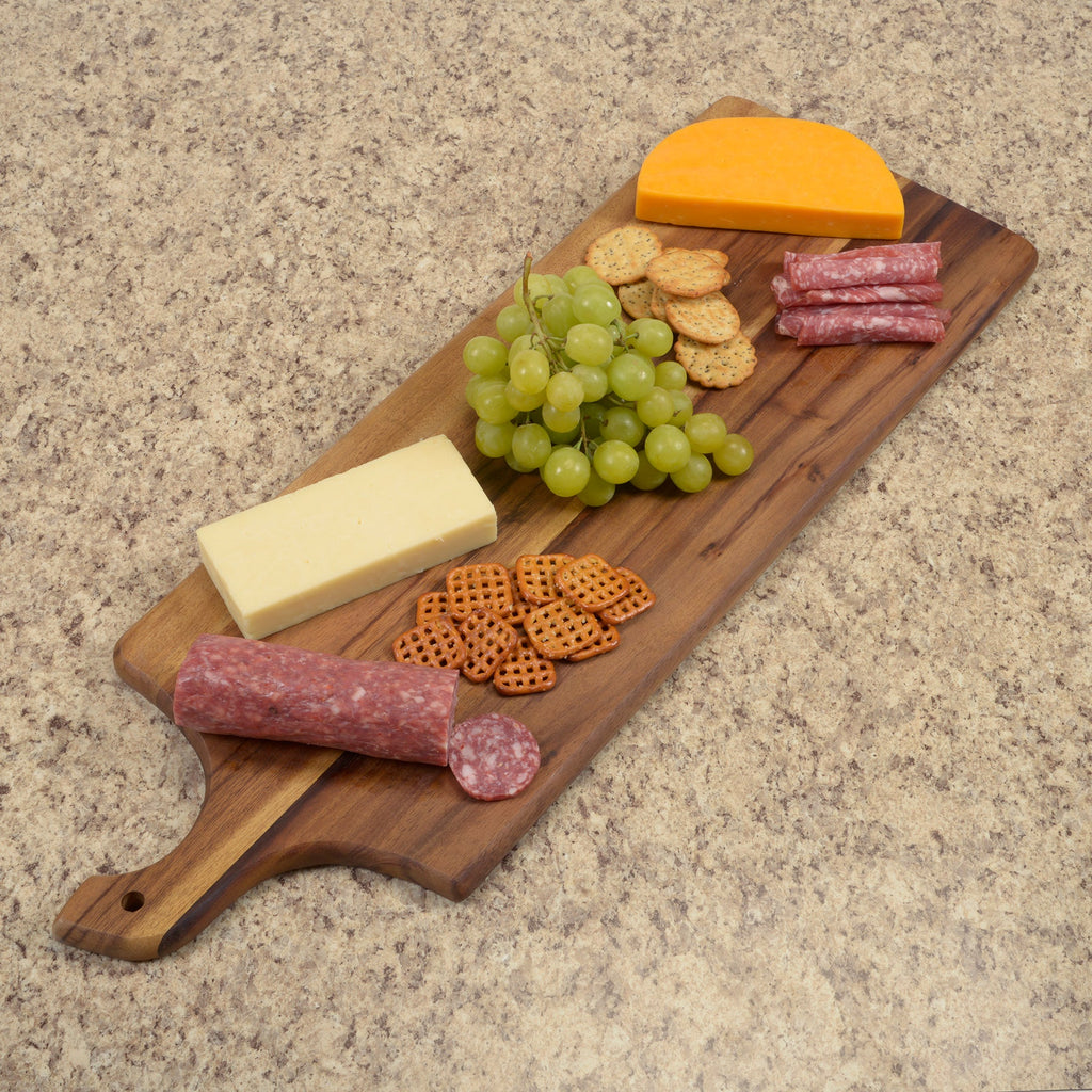 Extra-Large Acacia Wood Charcuterie Board — 26 in