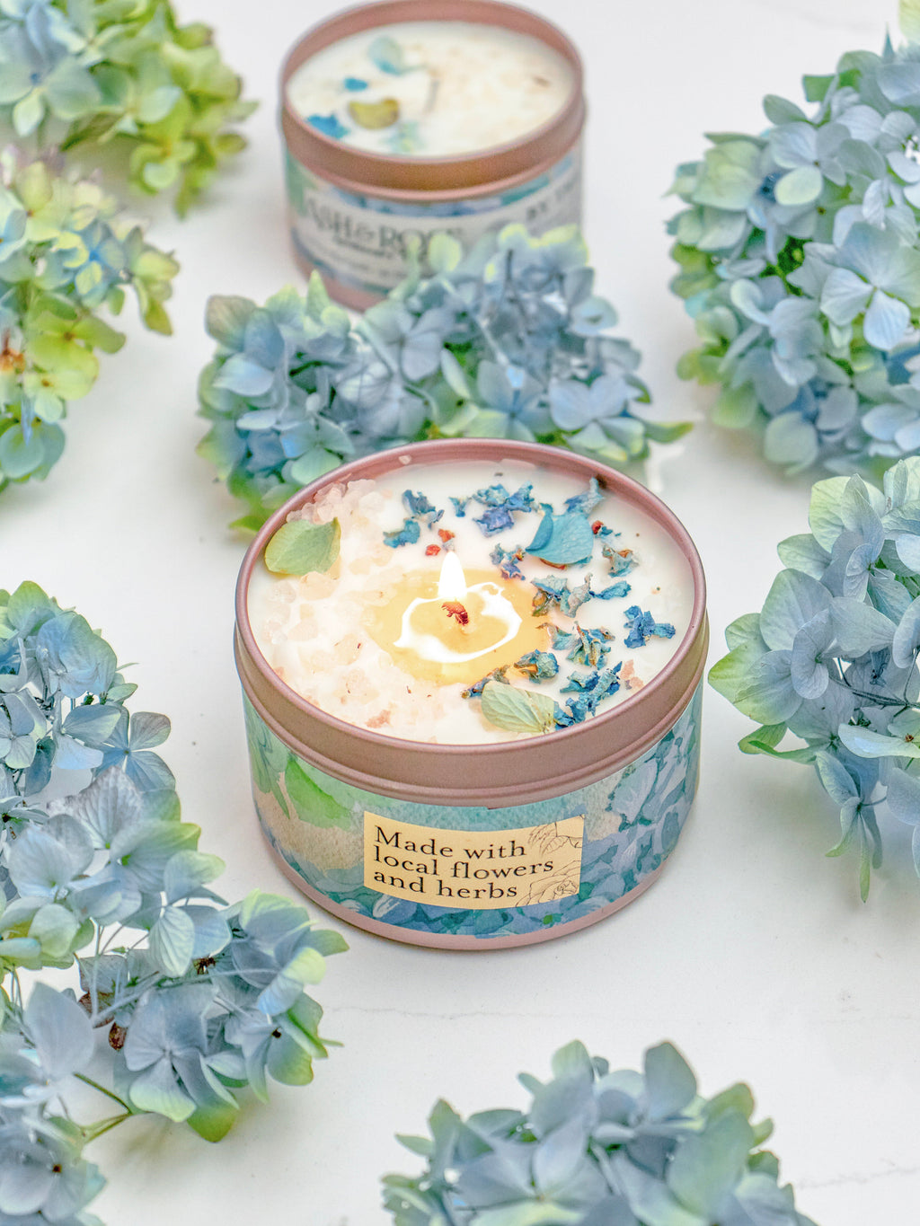 By the Sea Hydrangea & Sea Salt Candle