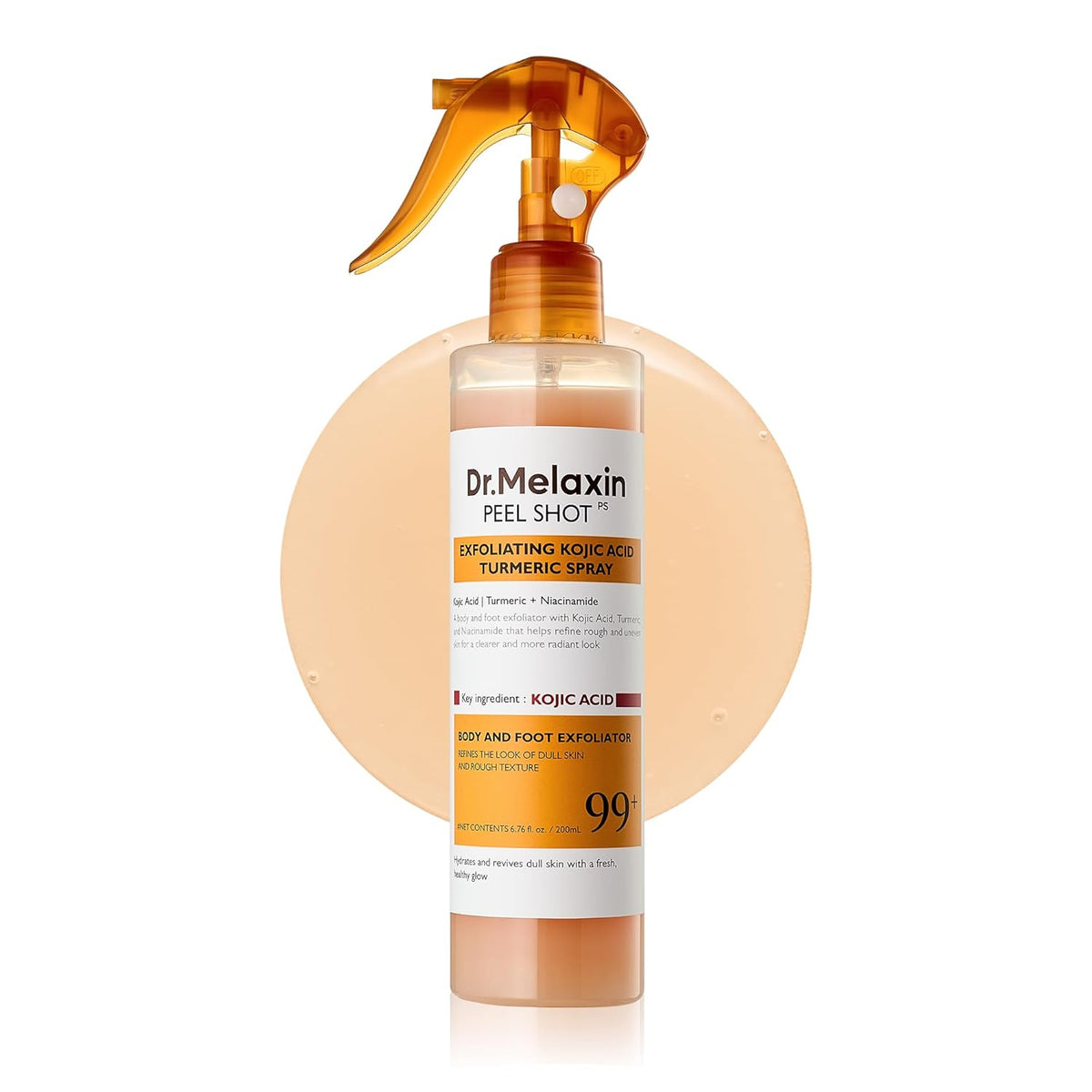 Dr. Melaxin Peel Shot Kojic Acid & Turmeric Body Spray – 200mL