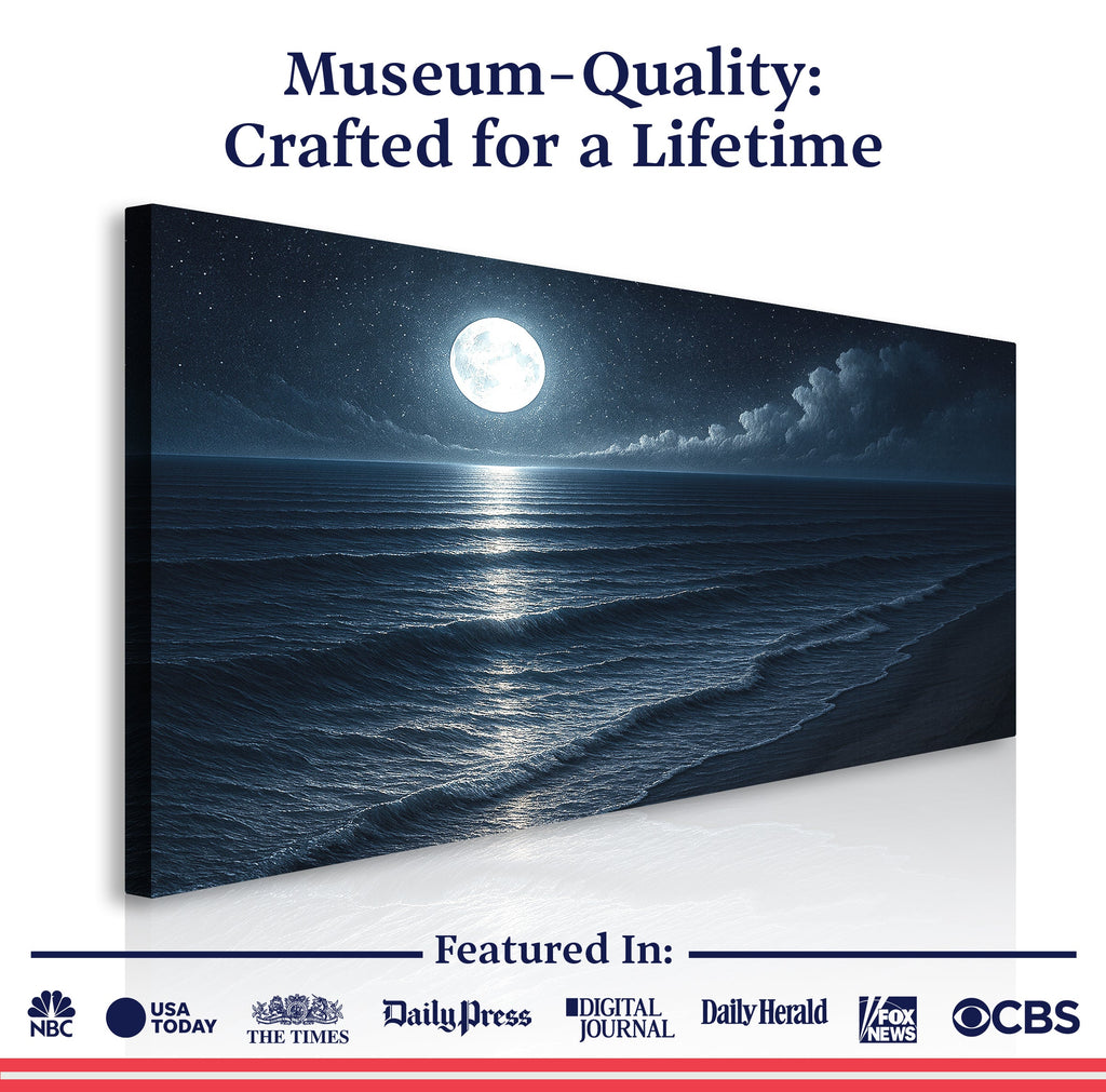 Beach Shoreline Coastal Canvas Wall Art