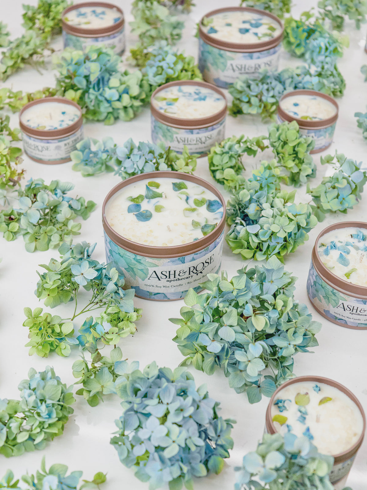 By the Sea Hydrangea & Sea Salt Candle