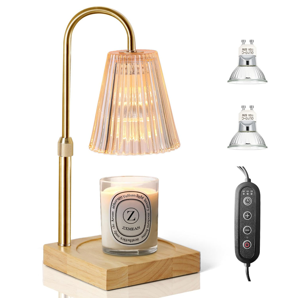 Amber Candle Warmer Lamp — Adjustable & Dimmable