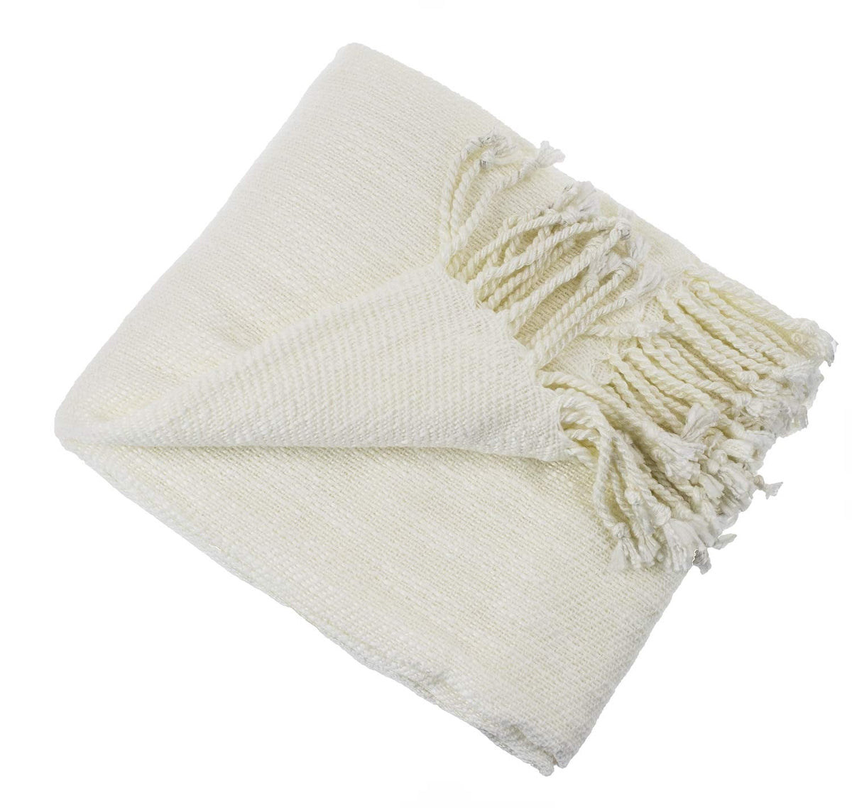 Classic Woven Fringe Throw