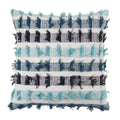 Striped Fringe Cotton Throw Pillow — 20 × 20 — product view 5