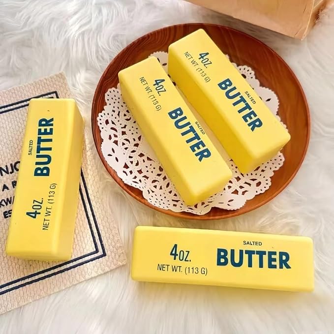 Slow-Rising Butter Stick Squishies — Set of 2