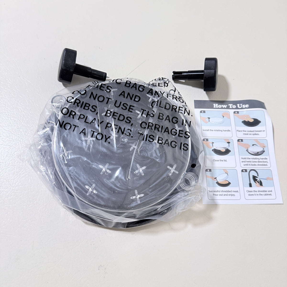 Twist Chicken Shredder — Black