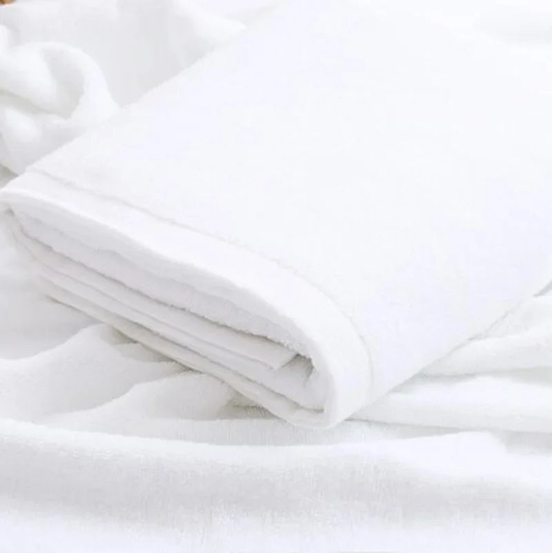White Cotton Bath Towel & Bath Sheet