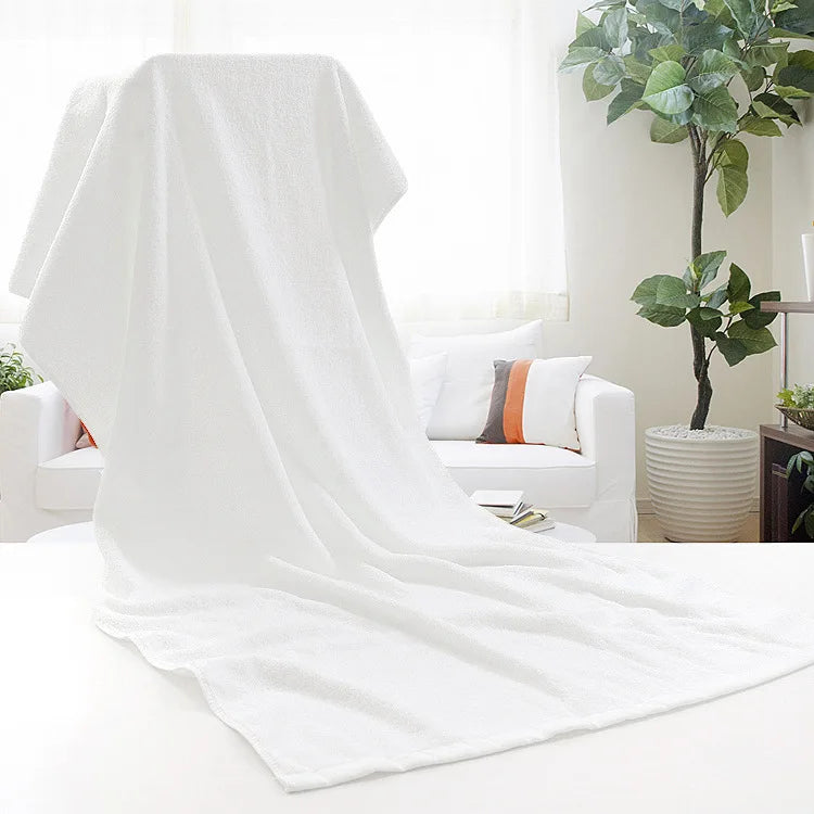 White Cotton Bath Towel & Bath Sheet