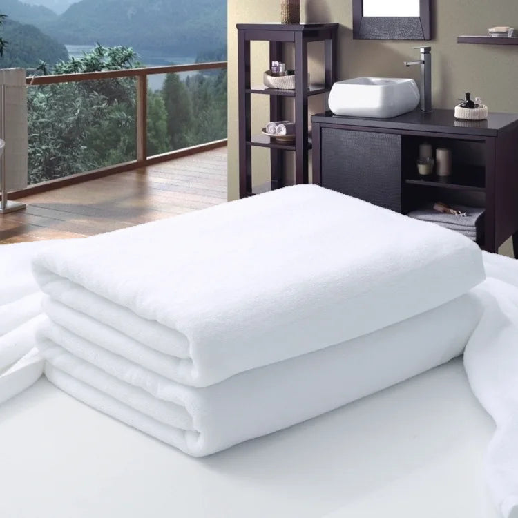 White Cotton Bath Towel & Bath Sheet
