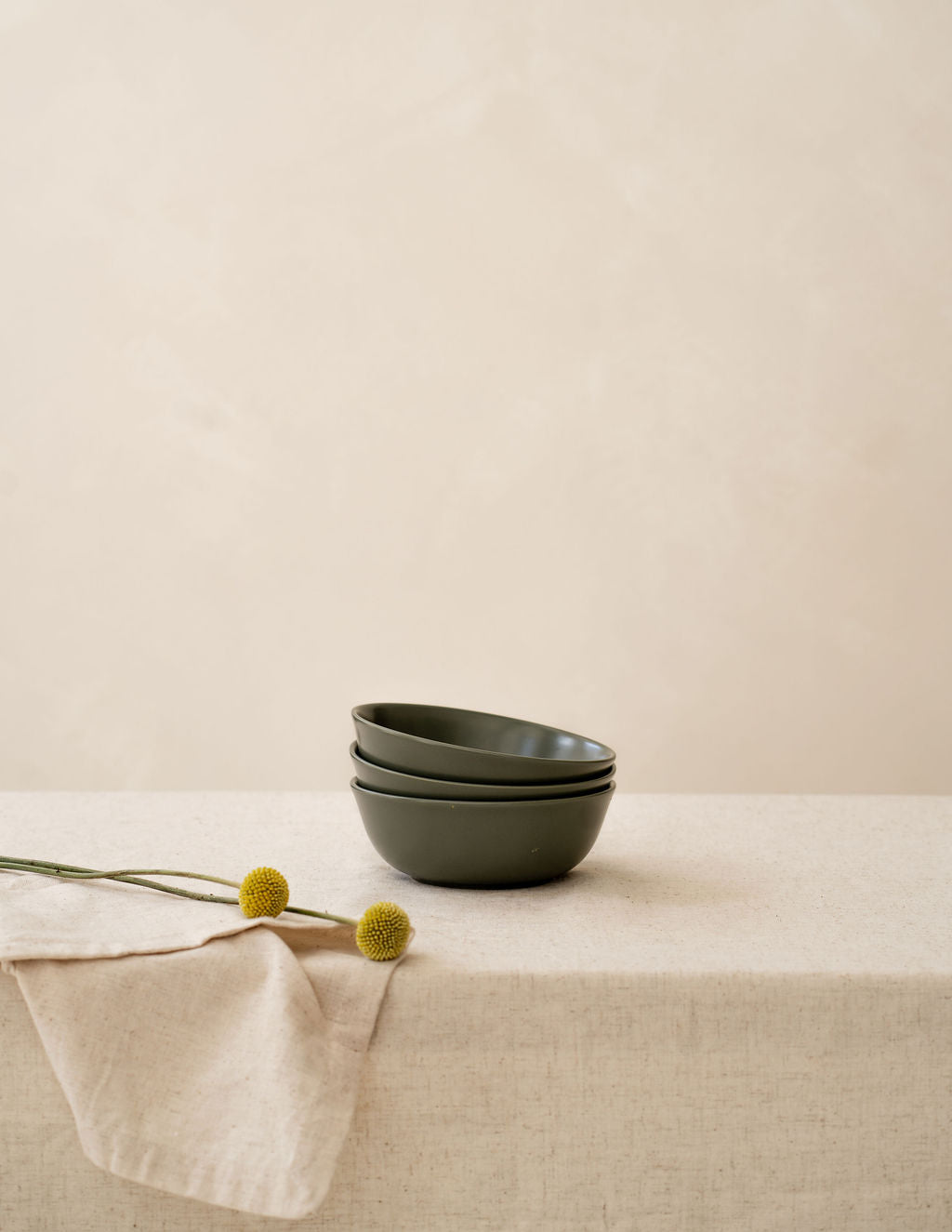 Dome Stoneware Bowl Set — Set of 4