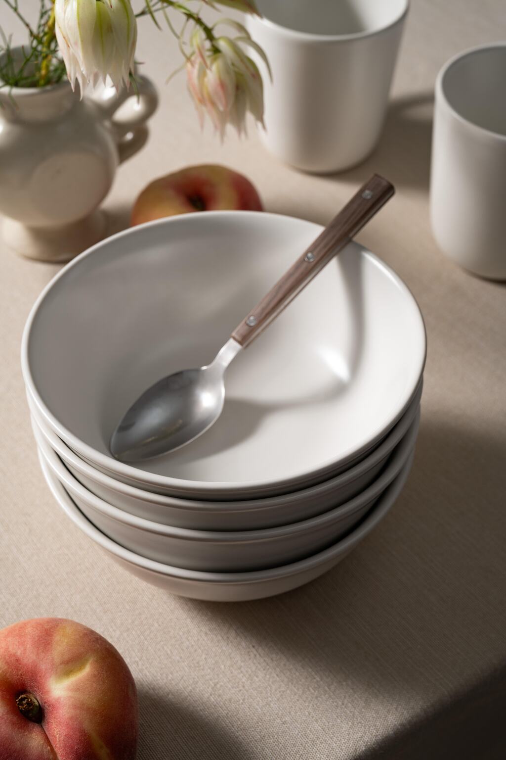 Dome Stoneware Bowl Set — Set of 4