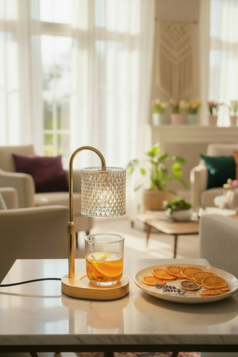 Candle & Simmer Pot Warmer Lamp — Timer & Dimmer