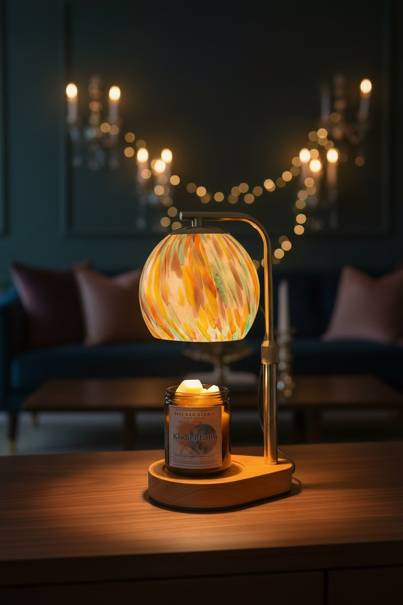 Candle & Simmer Pot Warmer Lamp — Timer & Dimmer