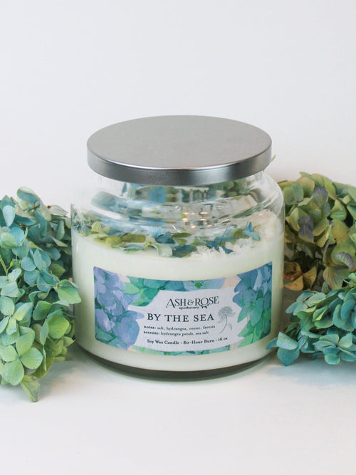 By the Sea Hydrangea & Sea Salt Candle