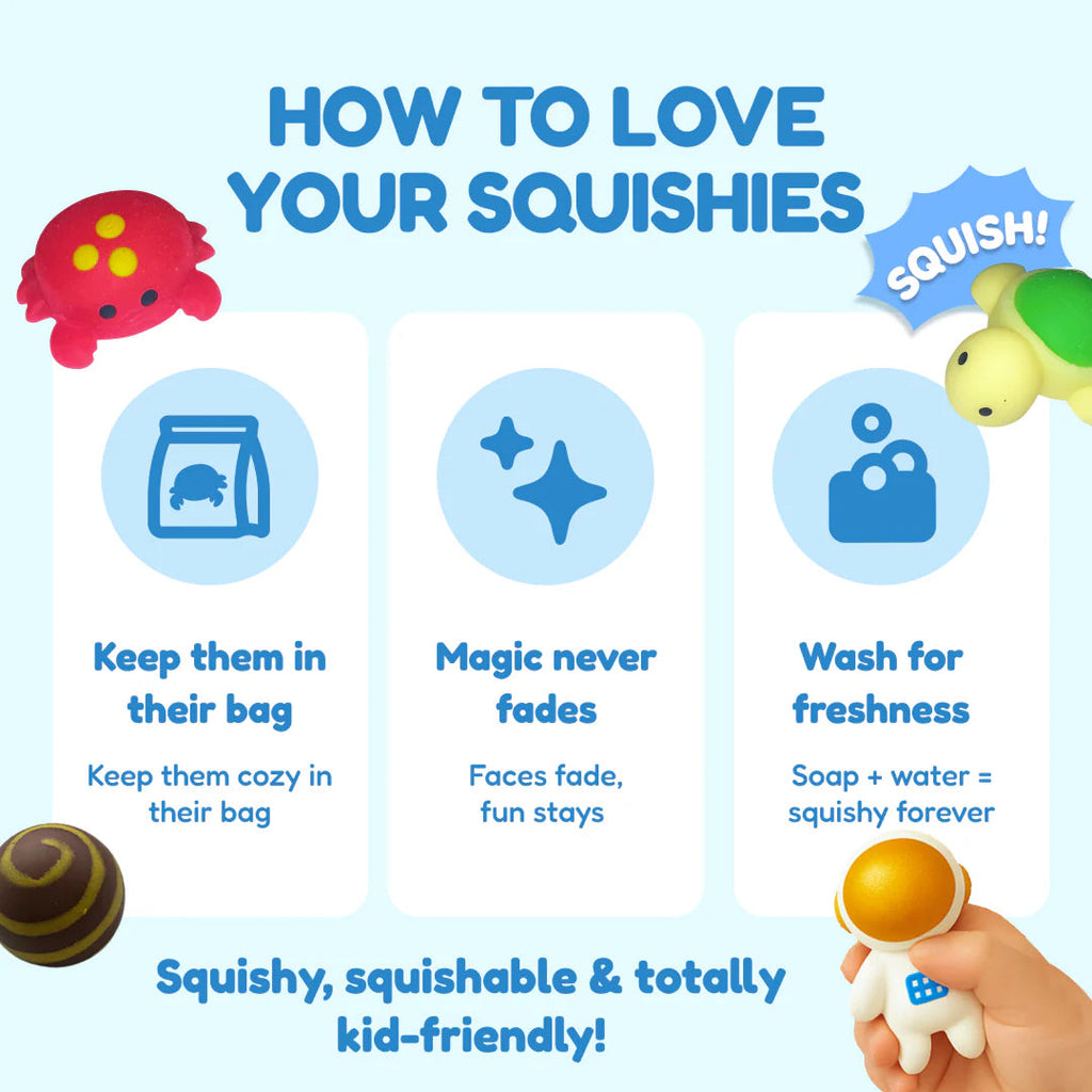 Mystery Sea Animal Squishies — 22-Piece Pack