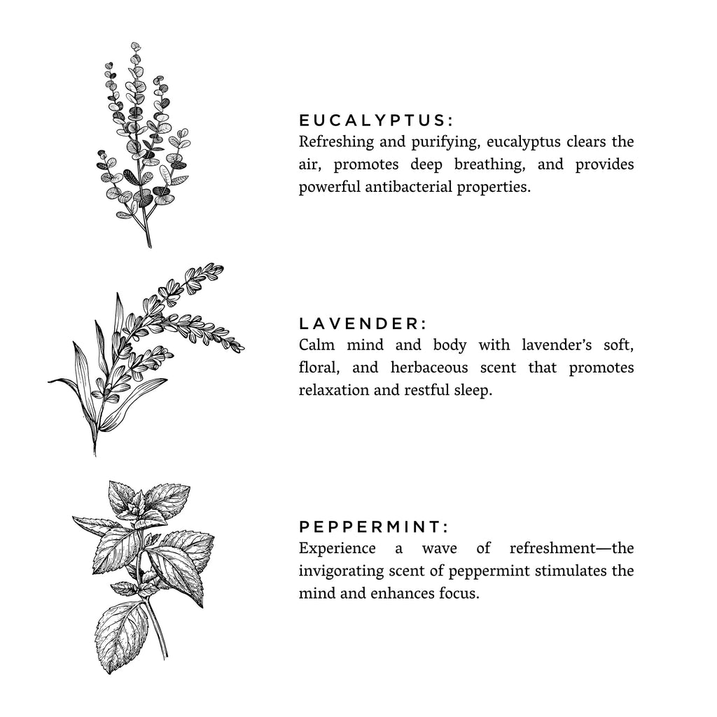 Of the Sea Soy Candle — Eucalyptus, Lavender & Peppermint