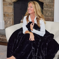 Pretty Rugged Indoor Faux Fur Blanket – 55 × 70 Inches