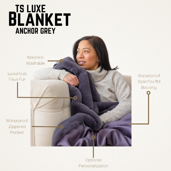Pretty Rugged Indoor Faux Fur Blanket – 55 × 70 Inches