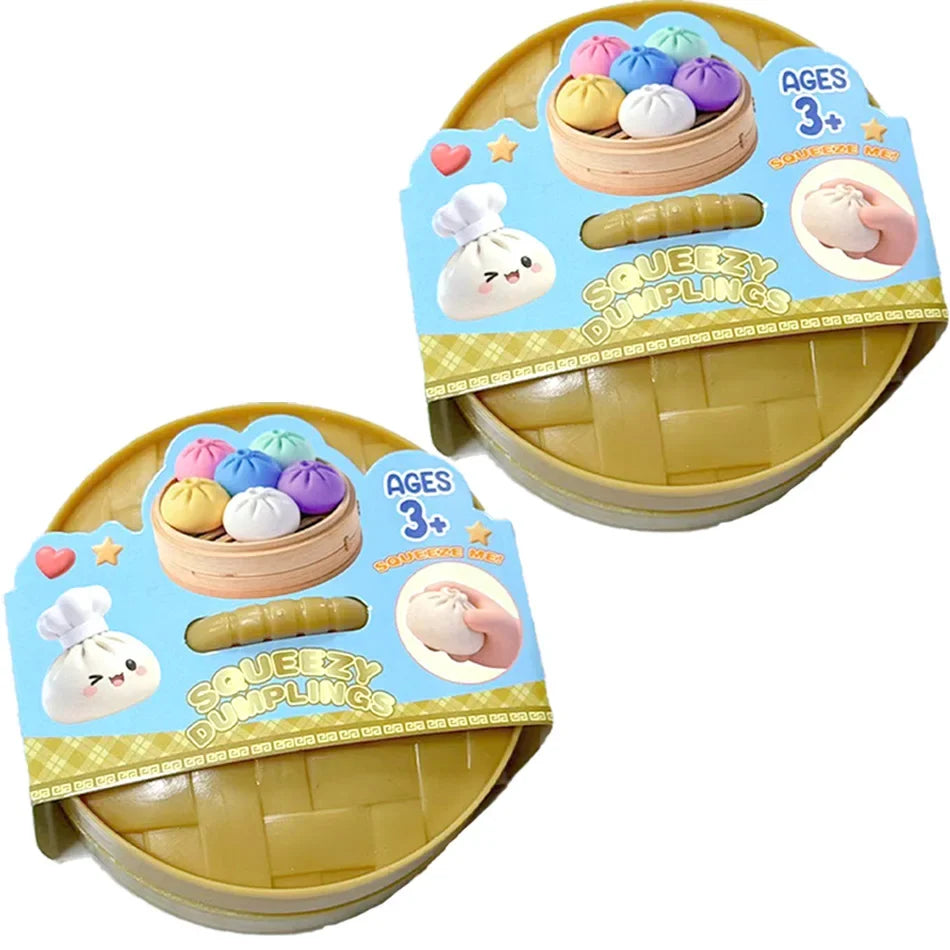 Glitter Dumpling Squishy — Style & Multipack Options