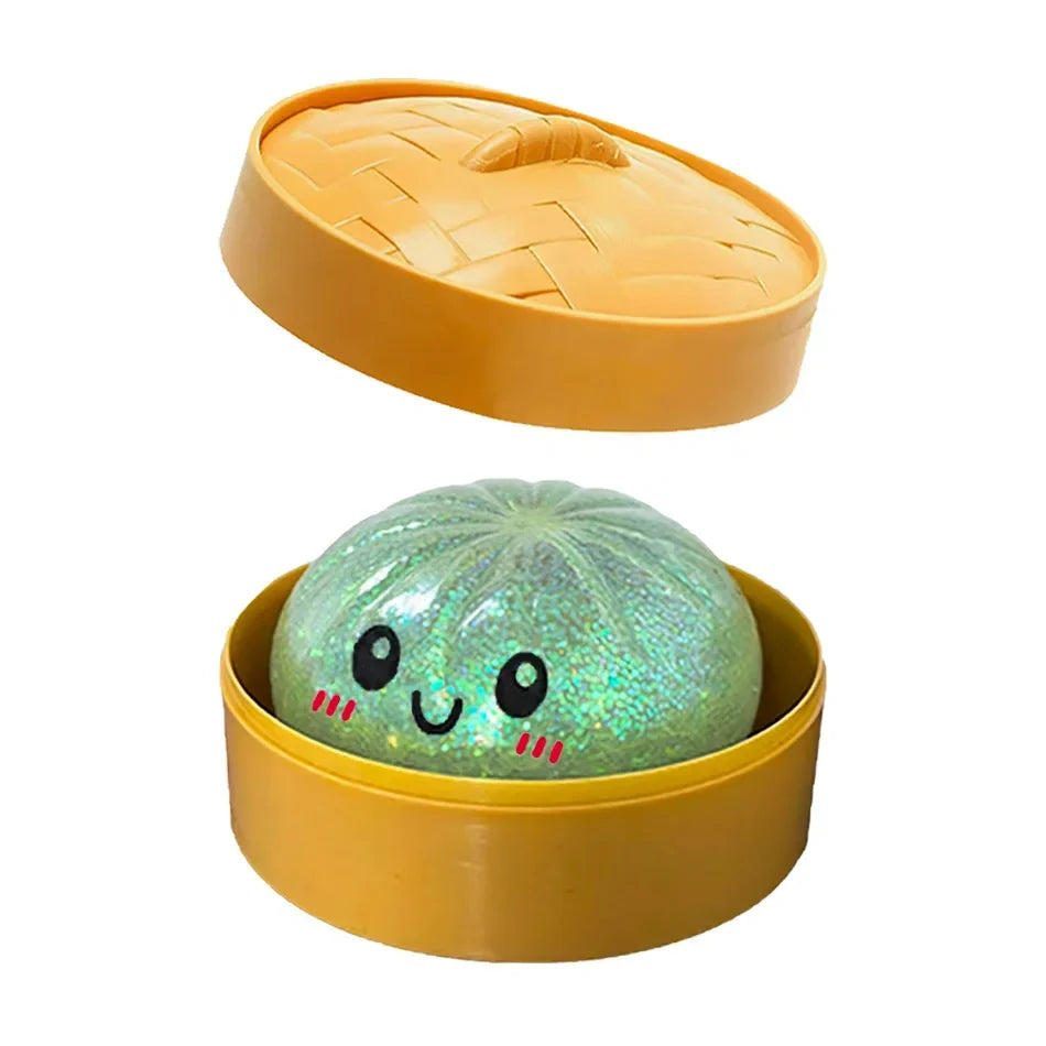 Glitter Dumpling Squishy — Style & Multipack Options