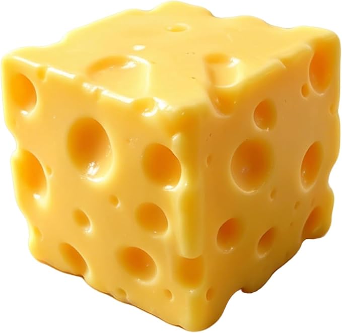 Yellow Cheese Squishy Fidget Toy