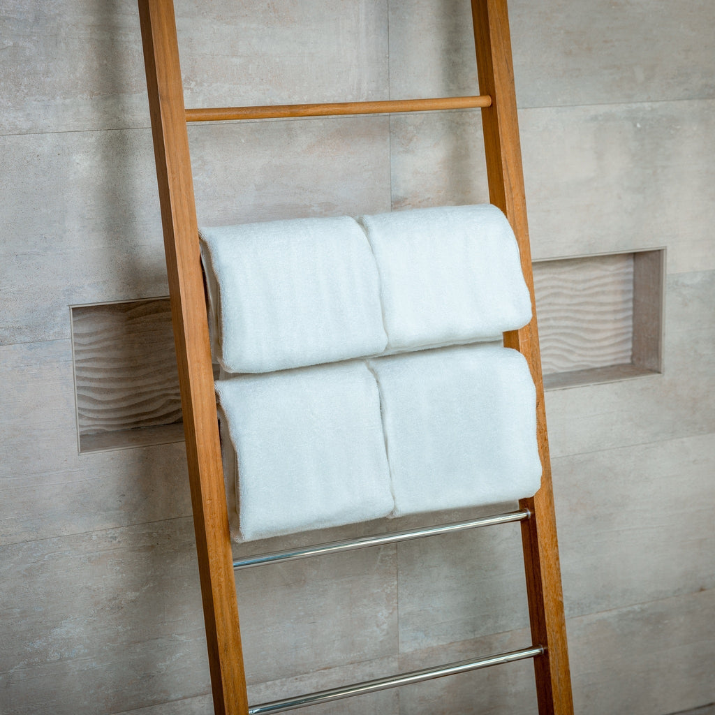 Organic Turkish Cotton Bath Towels — Set of 4