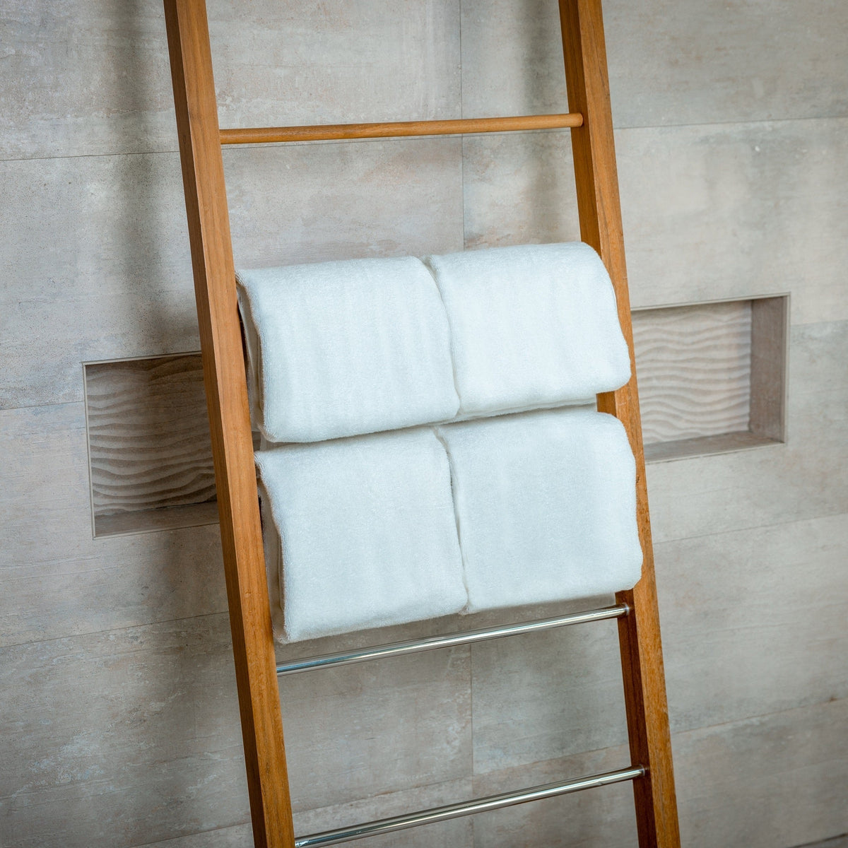 Organic Turkish Cotton Bath Towels — Set of 4