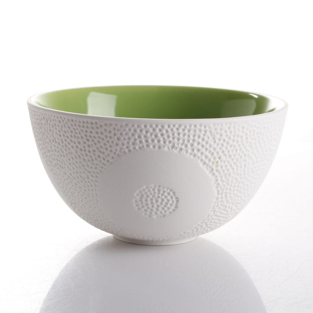 Textured Stoneware Serving Bowls — Set of 3