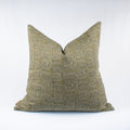 Triveni Fern Hand-Block Print Linen Pillow Cover