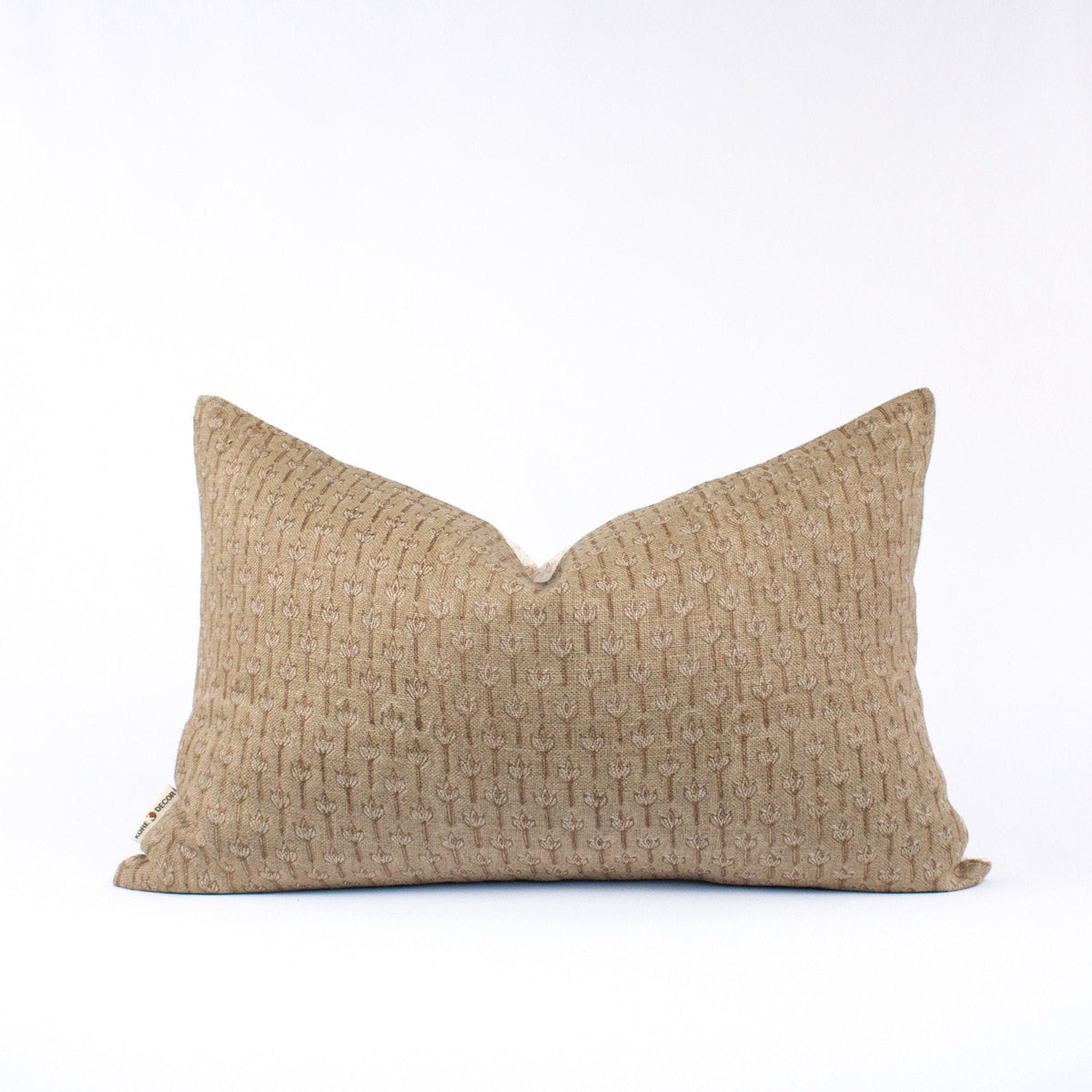 Anandi Stucco Linen-Cotton Pillow Cover