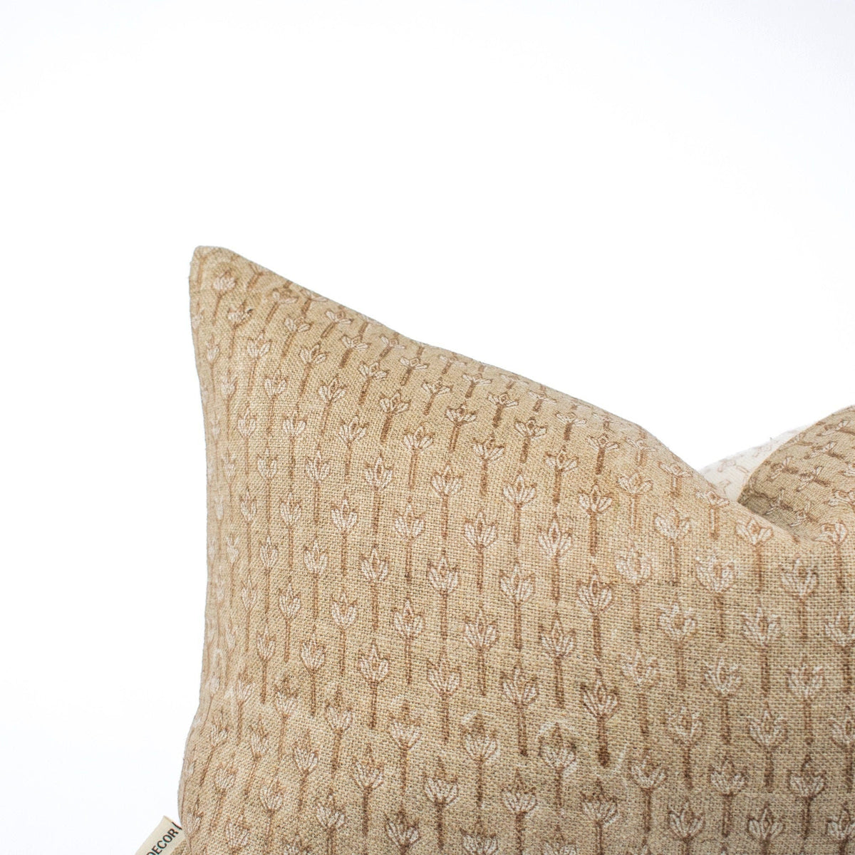 Anandi Stucco Linen-Cotton Pillow Cover