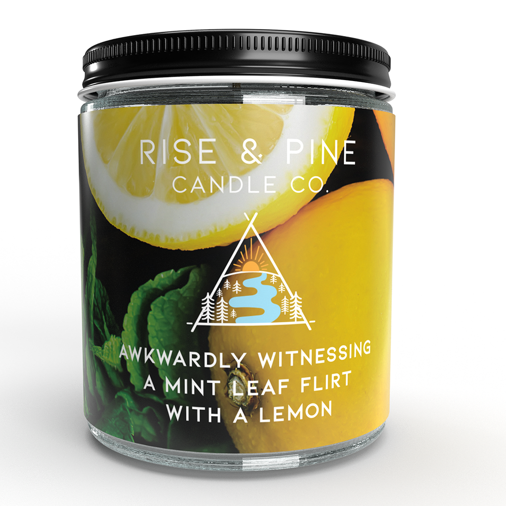 Lemon Mint Soy Candle — 9 oz