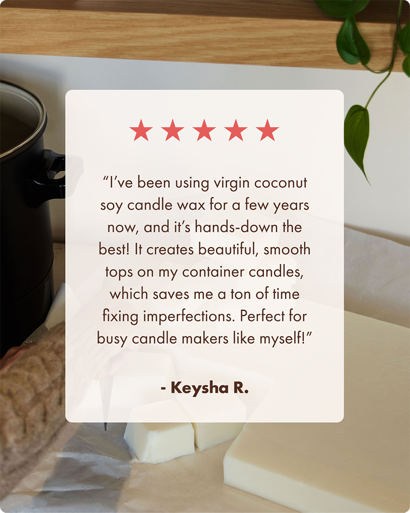 Virgin Coconut Soy® Candle-Making Wax by makesy®