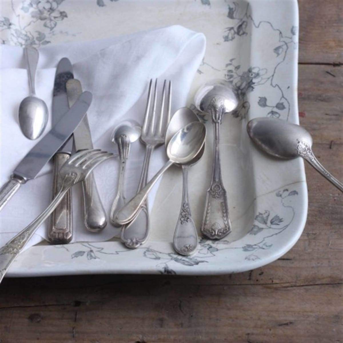 Vintage French Silver-Plated Flatware