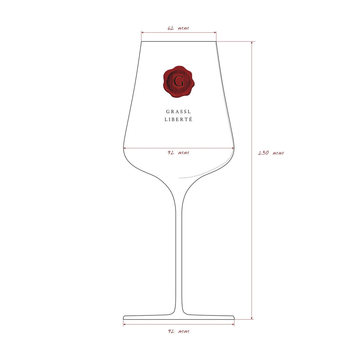 Grassl Liberté Wine Glass — Vigneron Series