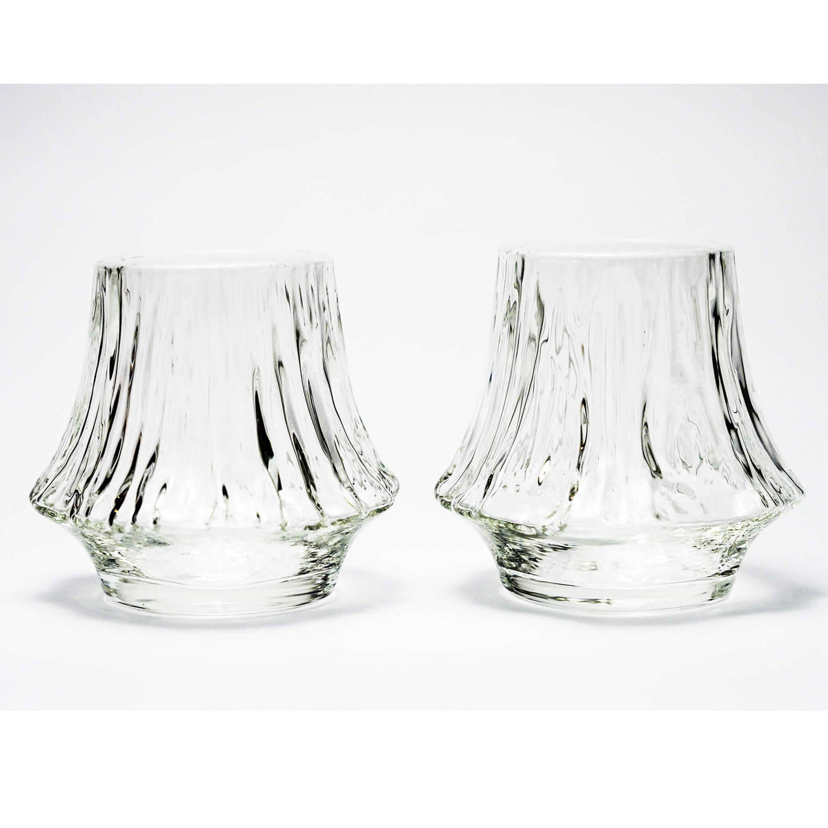 Yama Textured Crystal Whisky Glass Set