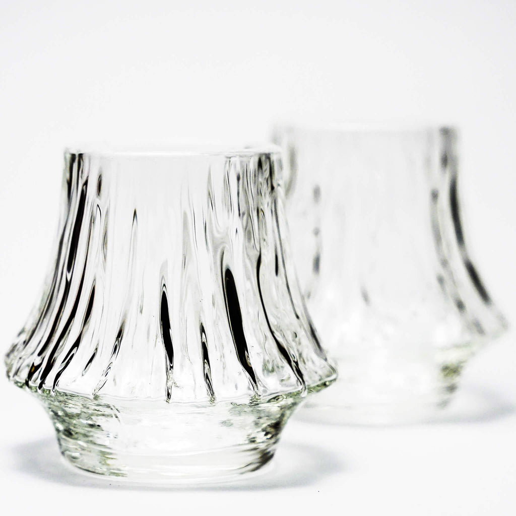 Yama Textured Crystal Whisky Glass Set