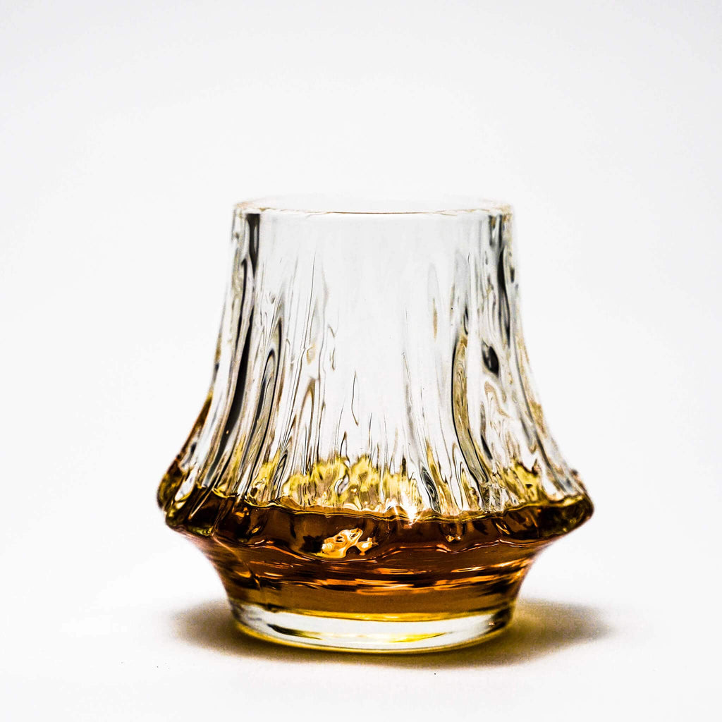 Yama Textured Crystal Whisky Glass Set