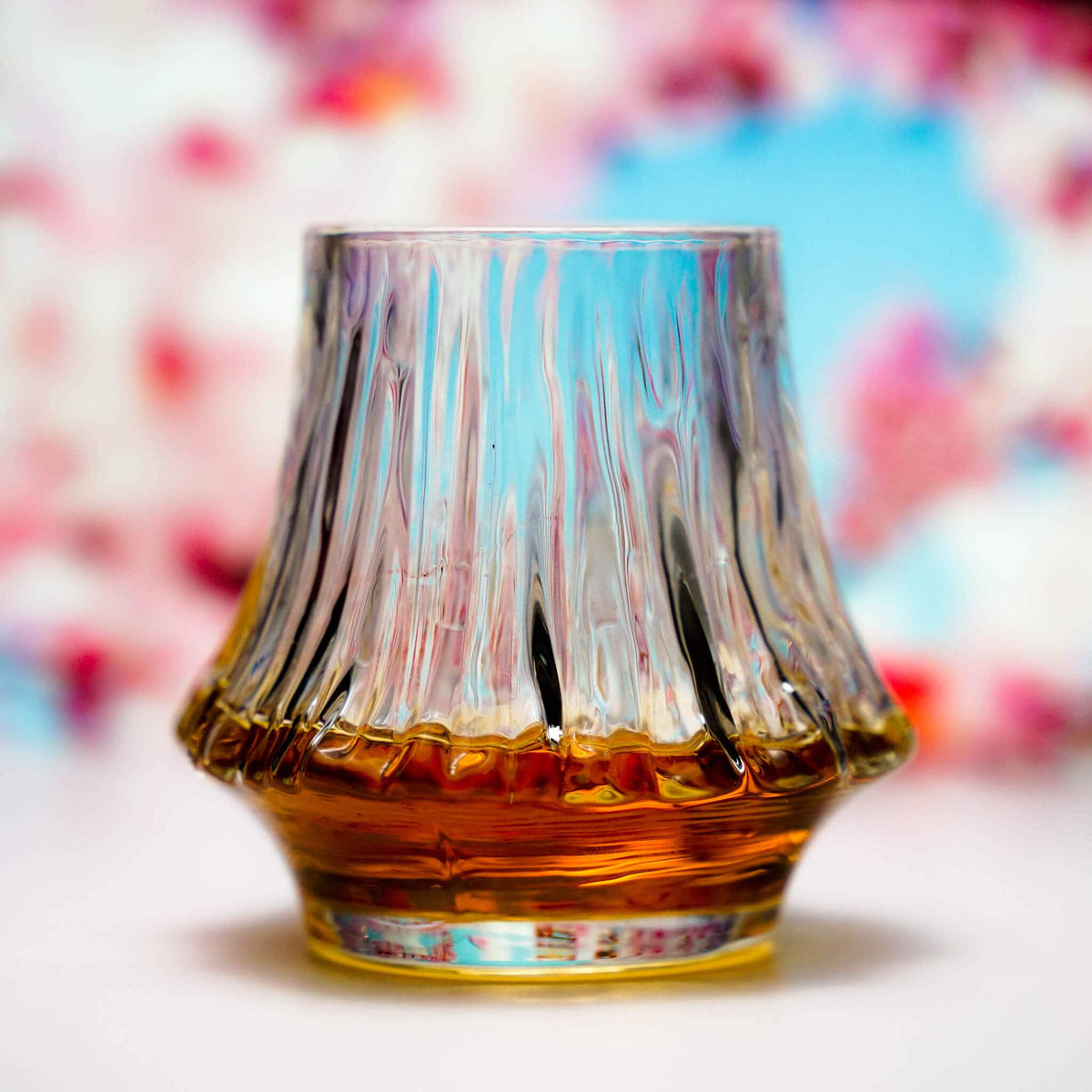 Yama Textured Crystal Whisky Glass Set